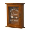 POTRUWE Wall Mounted Handcrafted Wooden Box Ring Hanger Hooks, Key Box Key Cabinet, Key Hooks Wall Mounted Key Hangers Rustic Decorative Key Rack with 6 Key Hooks Entryway view 4