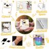 80UncleKimby Graduation Gifts for Her 2025 - Congrats Grad Gift Set Includes Compass Bracelet, Tumbler, Bookmark, Towel, Key Bottle Opener, Photo Frame, Card for Women (Purple) view 2