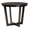 Baxton Studio Aggie Grey Fabric and Dark Brown Finished Wood 5-Piece Dining Set view 3