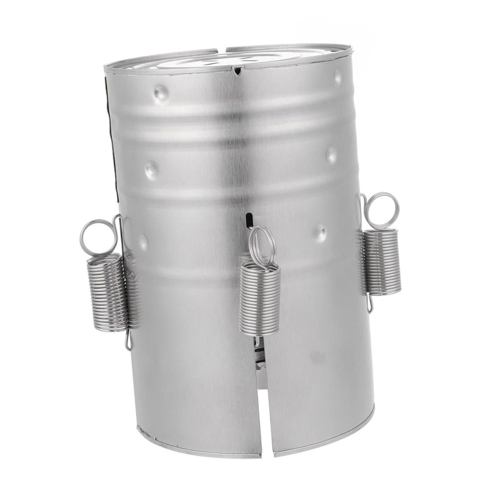 IMIKEYA Stainless Steel Burger Machine for Cooking Kitchen Tool for Homemade Meat Easy to Use Four Strong Springs for Poultry and Sandwich Preparation