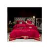 4Pcs Preppy Bedding Sheets & Pillowcases Sets, Cotton Bed Sheets and Pillow Covers and Duvet Cover, Soft Bed Set, Bedding Sets & Collections, Bedsheets for Women, Men, Teen Girl Boys CD3-2728-3 view 1