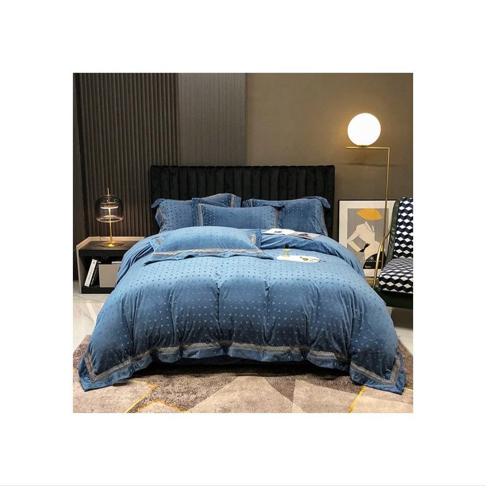 4Pcs Floral Sheet & Pillowcase Sets, Pillow Covers/Duvet Cover/Bedding Bed Sheets, Cotton Bedding Sheets & Pillowcases, Soft Bed Set, Aesthetic Bedding Sets & Collections, Flower Bedsheets CD3-2802-2