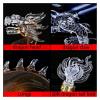 Aukali Liquor Dragon Whiskey Decanter - Chinese Zodiac Series. Large Transparent Glass Decanter, Personalized Wine Decanter for Housewarming. Ideal for Husband, Brother (Size : 1000ml/33.8ml) view 4