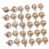 30pcs 27mm Copper DIY Small Bells Tiger Head Pattern view 1