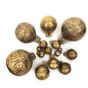 30pcs 27mm Copper DIY Small Bells Tiger Head Pattern view 3