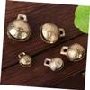 30pcs 27mm Copper DIY Small Bells Tiger Head Pattern view 4