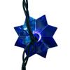 Kurt Adler 15.7-Foot UL 20-Light Multicolor LED Clear Lotus Flower Light Set with Green Wire view 4