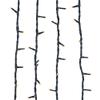 Kurt Adler 16.5-Foot UL 100-Light 3MM Warm White Soft Twinkle LED Green Wire Jingle Bright Light Set view 2