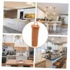 Levemolo Wall Hanging Storage Basket Elegant Woven Basket for Kitchen Decor Hanging Organizer for Napkins Woven Storage Charming Home Accent view 2