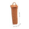 Levemolo Wall Hanging Storage Basket Elegant Woven Basket for Kitchen Decor Hanging Organizer for Napkins Woven Storage Charming Home Accent view 3