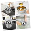 Cabilock Stainless Steel Double Boiler Pot for Melting Chocolate Cheese and Butter Melting Bowl with Outer Water Pot Kitchen Essential for Baking and Cooking view 3
