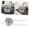 Cabilock Stainless Steel Double Boiler Pot for Melting Chocolate Cheese and Butter Melting Bowl with Outer Water Pot Kitchen Essential for Baking and Cooking view 4