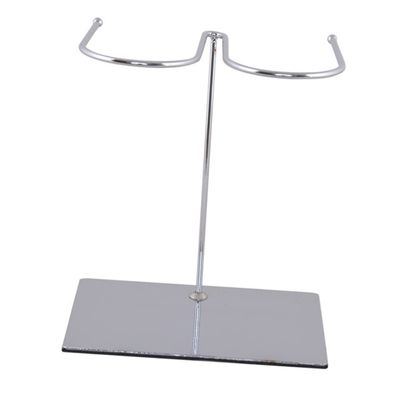 HOOTNEE 1pc Stainless Steel Boots Display Rack Elegant Mirror Finish Boot Support Holder for Shoe Stores Malls and Home Use
