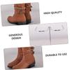 HOOTNEE 1pc Stainless Steel Boots Display Rack Elegant Mirror Finish Boot Support Holder for Shoe Stores Malls and Home Use view 3