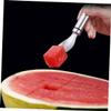 Cabilock 1pc Watermelon Slicer Stainless Steel Cutter and Spork Tool for Quick Fruit Cutting for Home and Outdoor Use and Lightweight Watermelon Cutting Gadget view 4