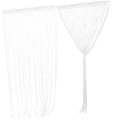 Cabilock 2pcs String Curtain Panel for Doorway Divider Elegant Room Separator Lightweight and Easy to Install for Home Decoration and Parties
