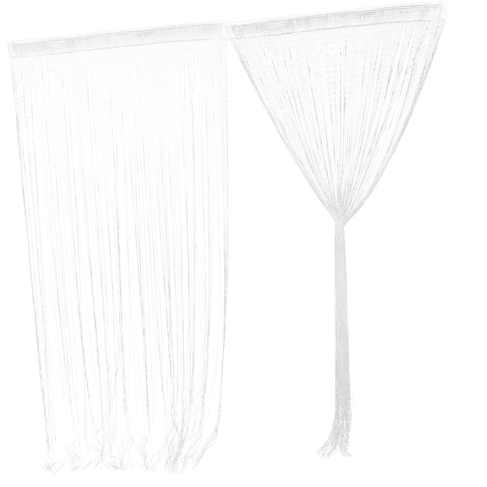 Cabilock 2pcs String Curtain Panel for Doorway Divider Elegant Room Separator Lightweight and Easy to Install for Home Decoration and Parties