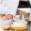 Cabilock 2pcs Non-slip Cake Icing Spatulas Baking Supplies Flat Frosting and Icing Spatula view 3