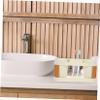 Cabilock Toothpaste Rack Toothbrush Holder for Bathroom Storage Box Makeup Organizer Material Sturdy view 4