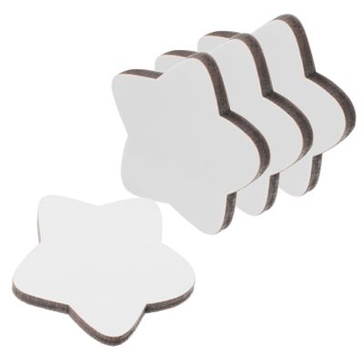 Cabilock 4pcs Magnetic Refrigerator Magnets Tiny Magnets for Fridge Sublimation Blank Home Decor DIY Fridge