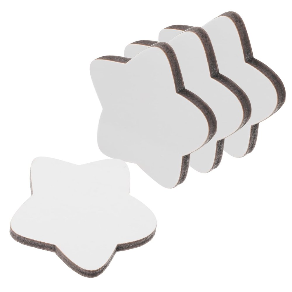 Cabilock 4pcs Magnetic Refrigerator Magnets Tiny Magnets for Fridge Sublimation Blank Home Decor DIY Fridge