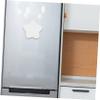 Cabilock 4pcs Magnetic Refrigerator Magnets Tiny Magnets for Fridge Sublimation Blank Home Decor DIY Fridge view 4