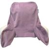 ComfortSpa Reading Pillow Replacement Cover for 19 inch Back Rest Pillow, Polyester Velour Machine Wash and Dry (Lavender) view 1