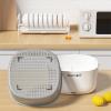 CHIUEAST Fruit And Vegetable Ultrasonic Cleaning Basket Large Capacity Drain Washing Machine Electric Kitchen Ingredient Purifier Ultrasonic Cleaning Machine Basket view 3