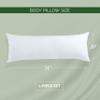 Elegant Comfort Long Full Body Pillow Insert Poly-Cotton Shell Siliconized Fiber Filling, Fluffy Soft Pregancy Bed Pillow for Adults Side Sleepers, 20 x 54 view 3