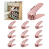 AKYLDI Shoe Stackers for a Pair of Shoes, Adjustable Shoe Space Saver, Double Deck Shoe Stackers for Freestanding Stacking Shoe Holder,Pink-25 view 1