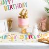 Happy Birthday Cake Table Runner, 14 x 72 Inch Dining Table Runner for Celebrate Birthday Party Table Decorations, Outdoor Indoor Party Supplies view 3