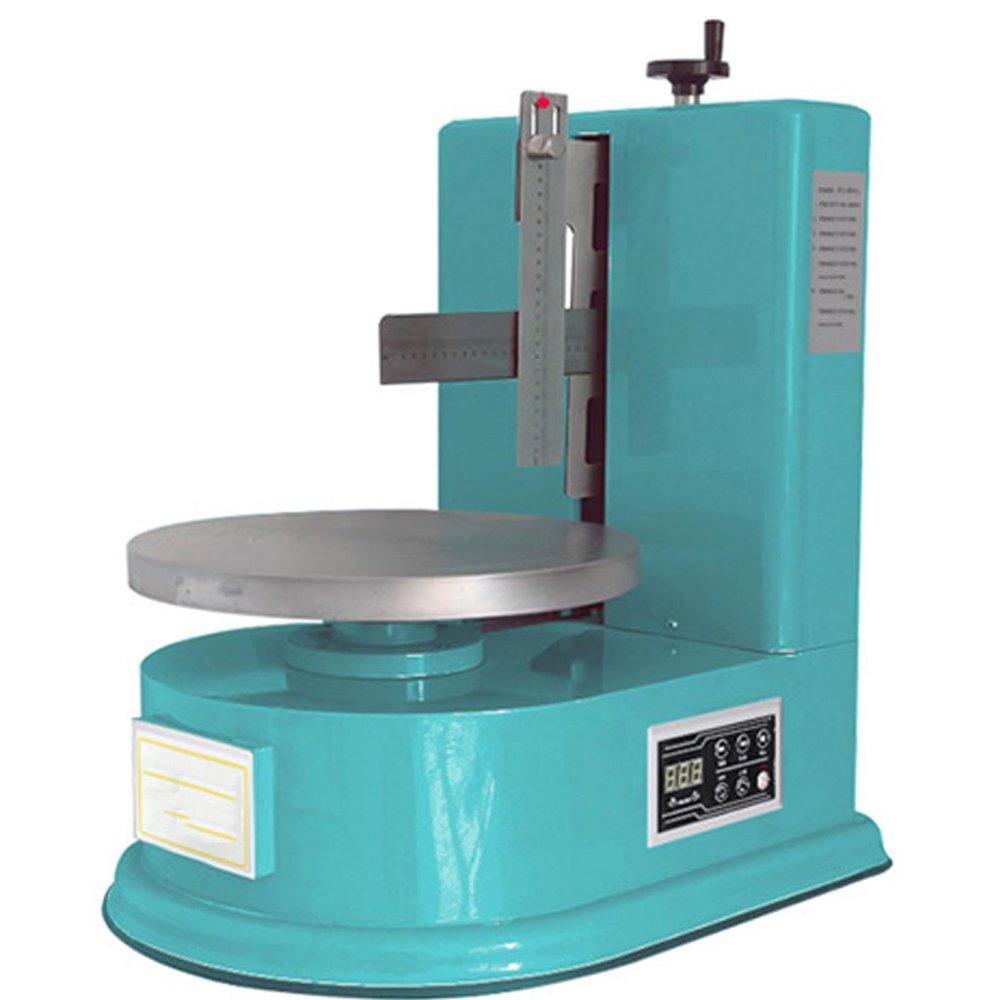 LWCHUANG Fully Automatic Cake Decorating Machine, Automatic Cake Cream Spreading Machine, Surface Scraper Suitable for 4-12 inch Cakes, Adjustable Speed Cream Coating Smoothing Machine