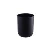 HASMI Bathroom Trash can Living Room Sanitary Bin Light Luxury White Simple Home Room Bedroom Trash Can High Color Black Office Trash Cans Kitchen Trash Can (Color : Black, Size : L) view 1