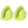 2Pcs Mini Silicone Oven Mitts Gloves Anti Slip Anti Scald Insulated Thickened Kitchen Cooking view 1