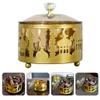 Amosfun 2pcs Elegant Wedding Candy Boxes Reusable Arabic Snack Containers for Parties Celebrations Stylish Decor for Treats Design for -Term Use view 2