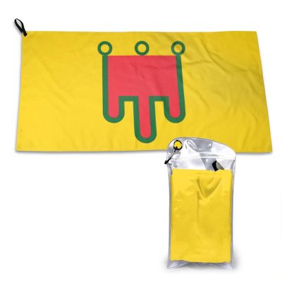 SIYTUAU Flag of Auvergne Towels for Bathroom 16x31.5 in Ultra Soft Quick Drying Bath Towels Hand Towels Camping Fitness Beach Towel