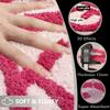 KOEXM Get Naked Bath Mat Bathroom Rugs 16" x 24" Non Slip Bath Rugs Soft Pink Cute Bath Mats for Tub and Shower Machine Washable Girl Apartment Decor Aesthetic view 2