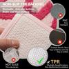 KOEXM Get Naked Bath Mat Bathroom Rugs 16" x 24" Non Slip Bath Rugs Soft Pink Cute Bath Mats for Tub and Shower Machine Washable Girl Apartment Decor Aesthetic view 3