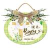 Boylee Spring Wreaths Sign for Front Door Farmhouse Spring Door Hanger Decor Rustic Wooden He Is Risen Hanging Door Wall Sign for Spring Seasons Holiday 12In, Springsign9 view 1