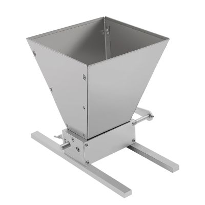 BFDIEEM Grain Mill Brewing for Grain Malt Barley, Malt Mill for Homebrew Beer, 2 Roller Grain Crusher Brewing Grain Mill Barley Grinder Machine Stainless Steel
