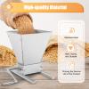 BFDIEEM Grain Mill Brewing for Grain Malt Barley, Malt Mill for Homebrew Beer, 2 Roller Grain Crusher Brewing Grain Mill Barley Grinder Machine Stainless Steel view 2