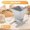 BFDIEEM Grain Mill Brewing for Grain Malt Barley, Malt Mill for Homebrew Beer, 2 Roller Grain Crusher Brewing Grain Mill Barley Grinder Machine Stainless Steel view 3