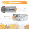 BFDIEEM Grain Mill Brewing for Grain Malt Barley, Malt Mill for Homebrew Beer, 2 Roller Grain Crusher Brewing Grain Mill Barley Grinder Machine Stainless Steel view 4