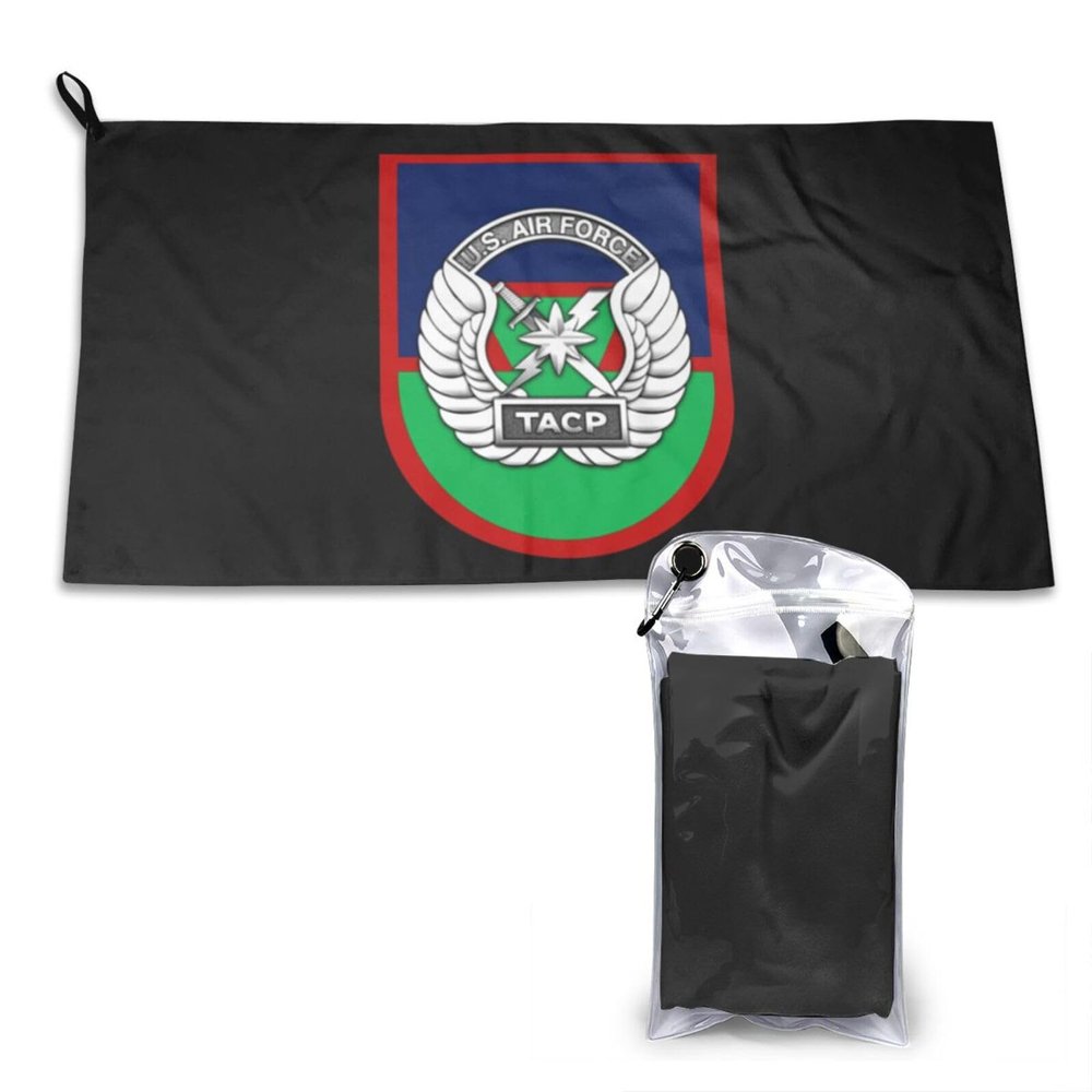 SIYTUAU USAF Tactical Air Control Party Beret Flash Towels for Bathroom 16x31.5 in Ultra Soft Quick Drying Bath Towels Hand Towels Camping Fitness Beach Towel