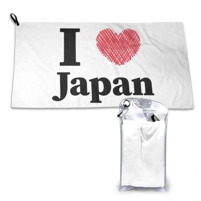 SIYTUAU I Love Japan Towels for Bathroom 16x31.5 in Ultra Soft Quick Drying Bath Towels Hand Towels Camping Fitness Beach Towel