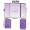 Crenics Purple Birthday Guest Sign in Book Alternative 12" x 18" view 2