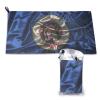 SIYTUAU Silk Style Flag of Minnesota Towels for Bathroom 16x31.5 in Ultra Soft Quick Drying Bath Towels Hand Towels Camping Fitness Beach Towel view 1
