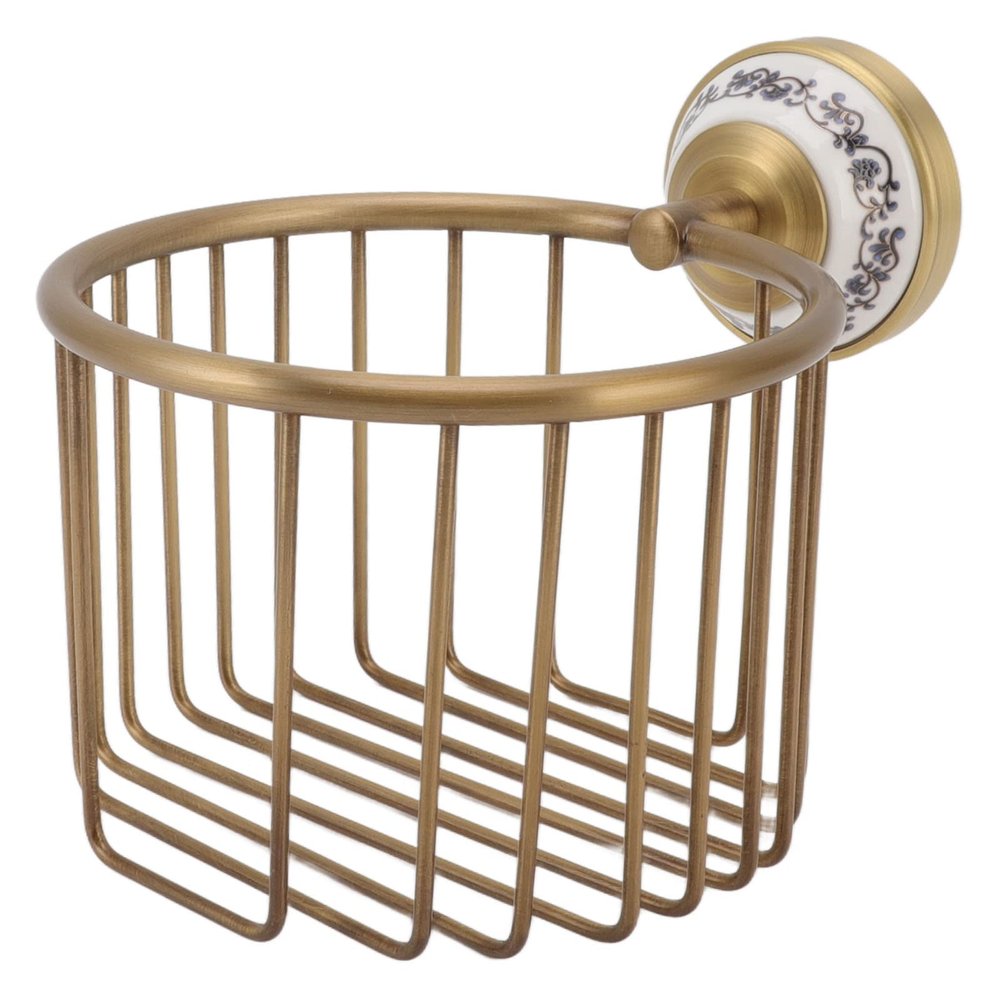 Locadence Storage Baskets, Strong Load Resistance Metal Toilet Tank Shelf Cabinet Organizer, Bathroom Toilet Tissue Holder Basket for Bathroom Wall
