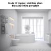 Locadence Storage Baskets, Strong Load Resistance Metal Toilet Tank Shelf Cabinet Organizer, Bathroom Toilet Tissue Holder Basket for Bathroom Wall view 3