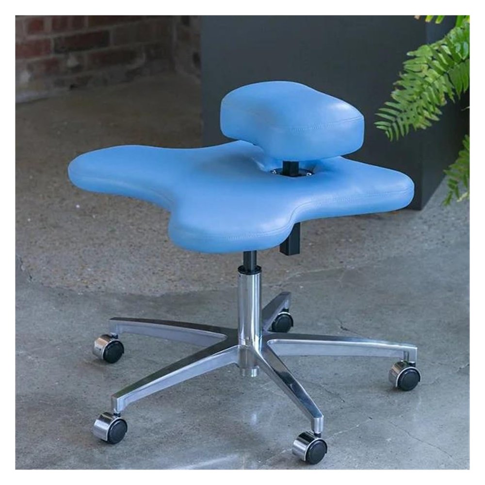 Luo Yi - CN Managerial Chairs, Cross-Leg Chair Computer Desk Office Seating Sitting Without Sitting Easy Chair Monkey Squat Monkey Stool Dormitory Stool Squat (Color : A)